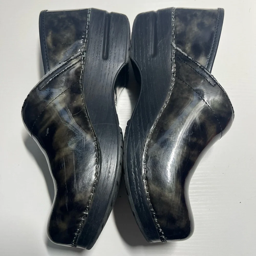 Dansko Black and Green Mules with Classic Design - Picture 5 of 8